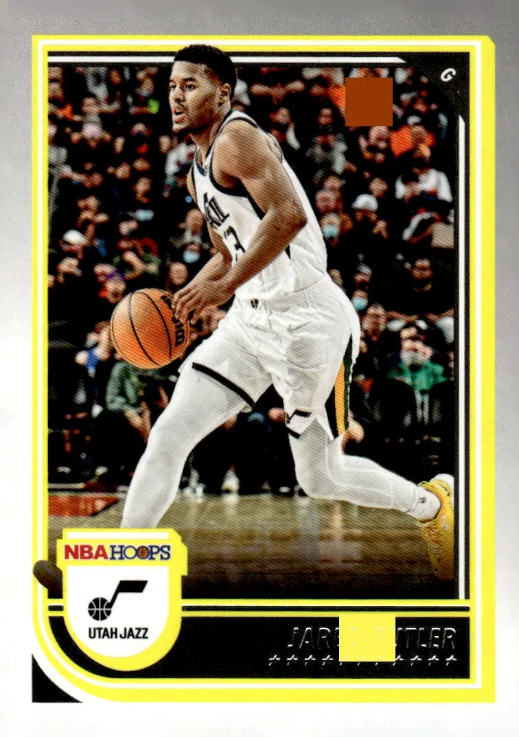 2022-23 NBA Hoops #222 Jared Butler – Yellow (front)