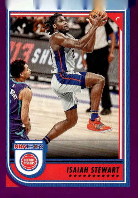 2022-23 NBA Hoops #63 Isaiah Stewart – Purple