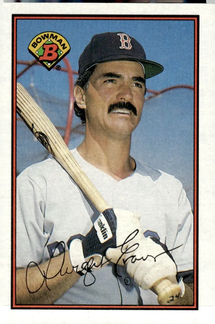 1989 Bowman #35 Dwight Evans (front)