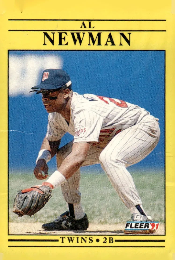 1991 Fleer #621 Al Newman (front)
