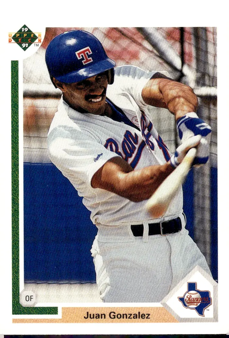 1991 Upper Deck #646 Juan Gonzalez (front)