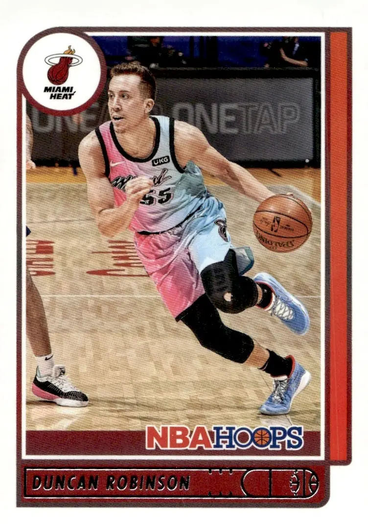 2021-22 NBA Hoops #30 Duncan Robinson (front)