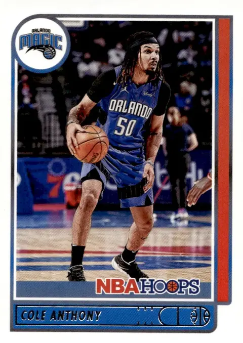 2021-22 NBA Hoops #12 Cole Anthony