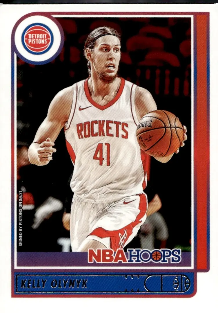 2021-22 NBA Hoops #184 Kelly Olynyk (front)