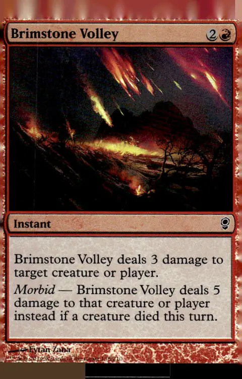 2014 Magic: The Gathering—Conspiracy (CNS) #138/210 Brimstone Volley