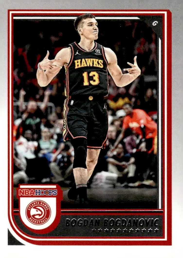 2022-23 NBA Hoops #84 Bogdan Bogdanovic (front)