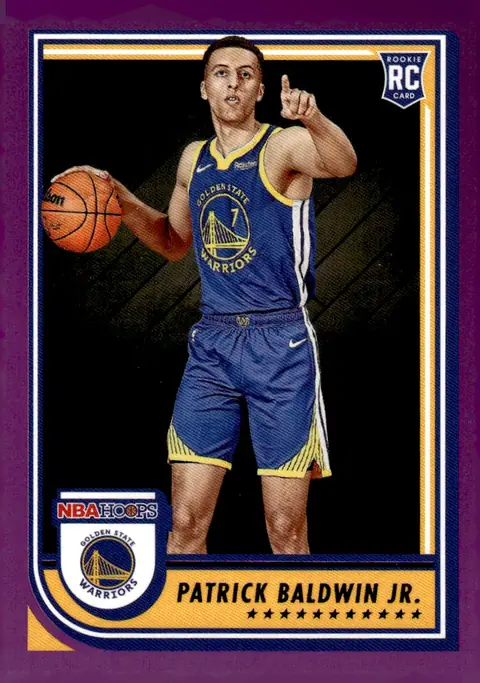2022-23 NBA Hoops #257 Patrick Baldwin Jr. – Purple
