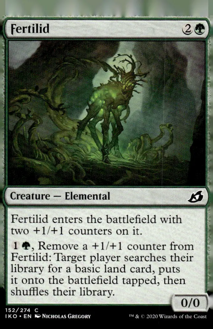 2020 Ikoria: Lair of Behemoths (IKO) #152/274 Fertilid (front)