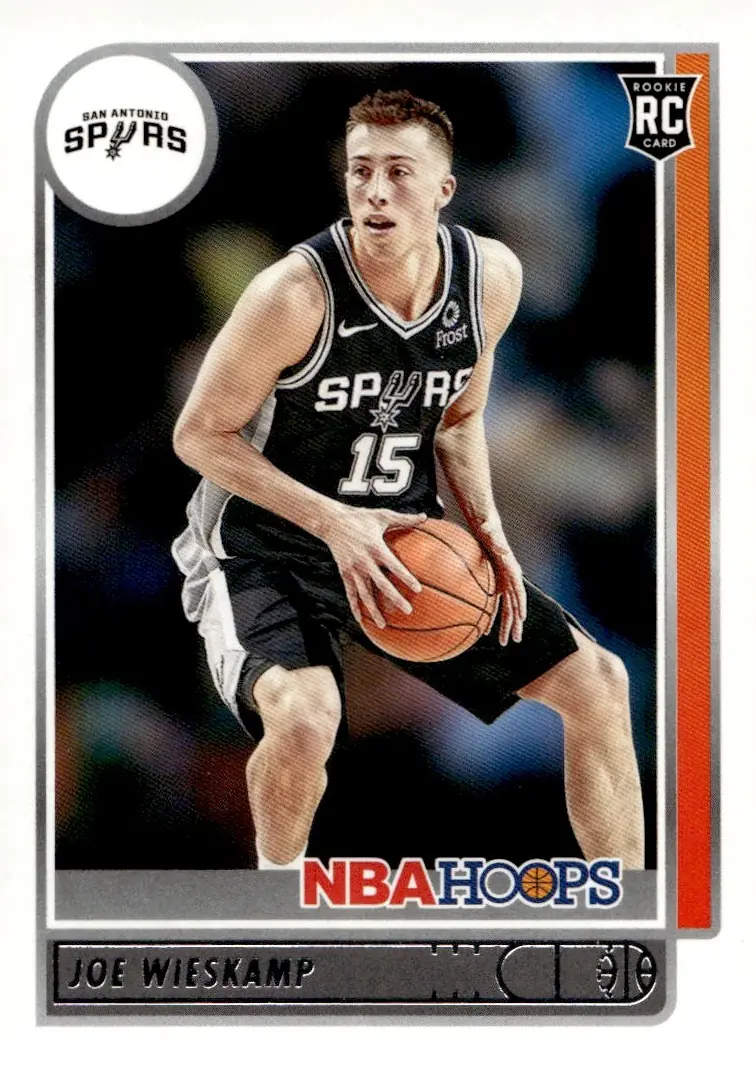 2021-22 NBA Hoops #245 Joe Wieskamp (front)