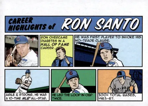 2022 Topps Heritage #73TC-21 Ron Santo