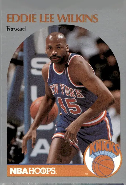 1990-91 NBA Hoops #211 Eddie Lee Wilkins