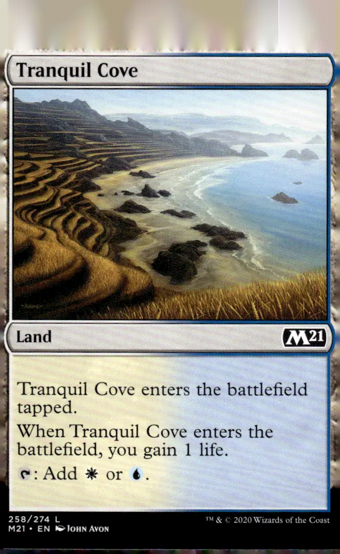 2020 Core Set 2021 (M21) #258/274 Tranquil Cove (front)