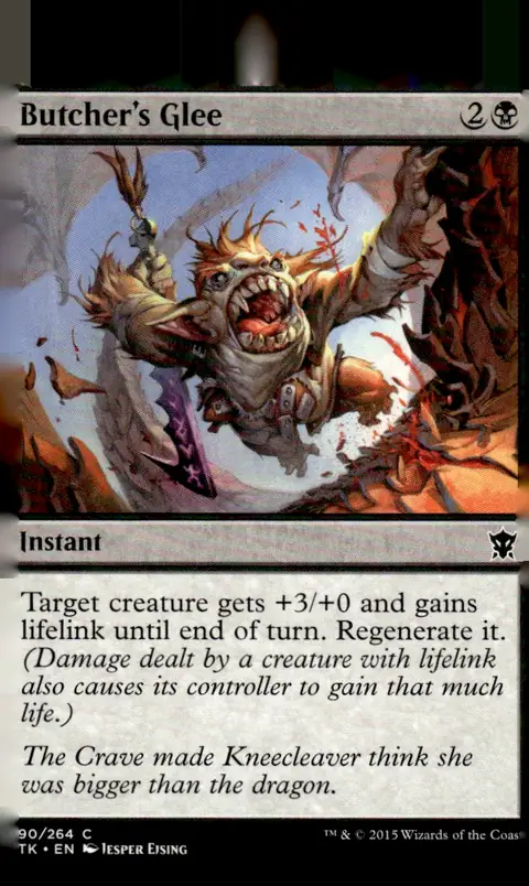2015 Dragons of Tarkir (DTK) #90/264 Butcher's Glee
