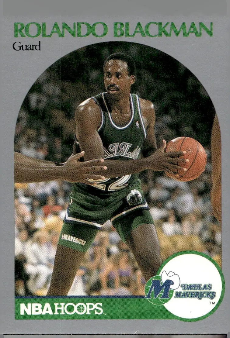 1990-91 NBA Hoops #82 Rolando Blackman (front)