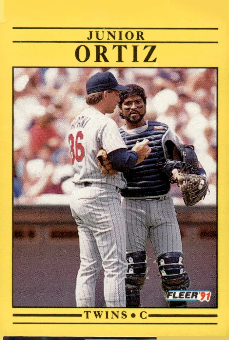 1991 Fleer #622 Junior Ortiz (front)