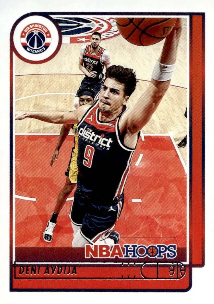 2021-22 NBA Hoops #80 Deni Avdija (front)