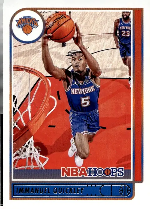 2021-22 NBA Hoops #187 Immanuel Quickley