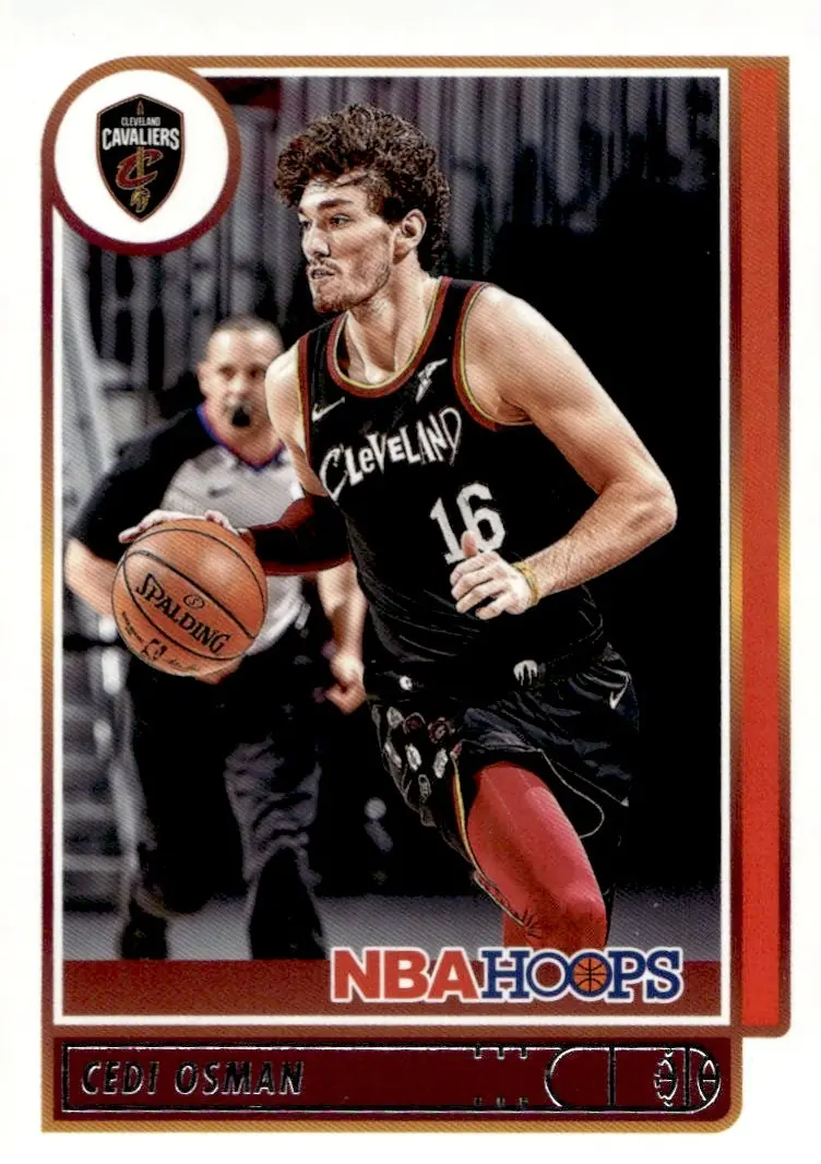 2021-22 NBA Hoops #135 Cedi Osman (front)