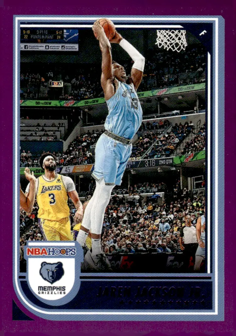 2022-23 NBA Hoops #136 Jaren Jackson Jr. – Purple (front)