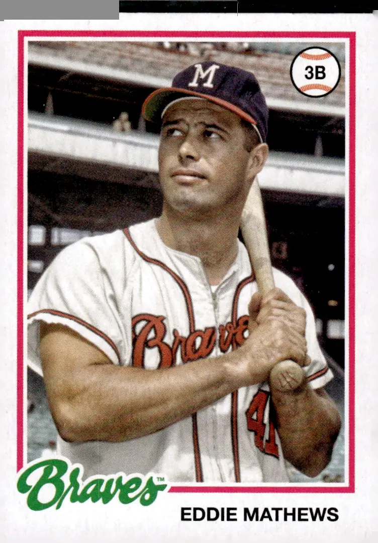 2022 Topps Archives #119 Eddie Mathews (front)