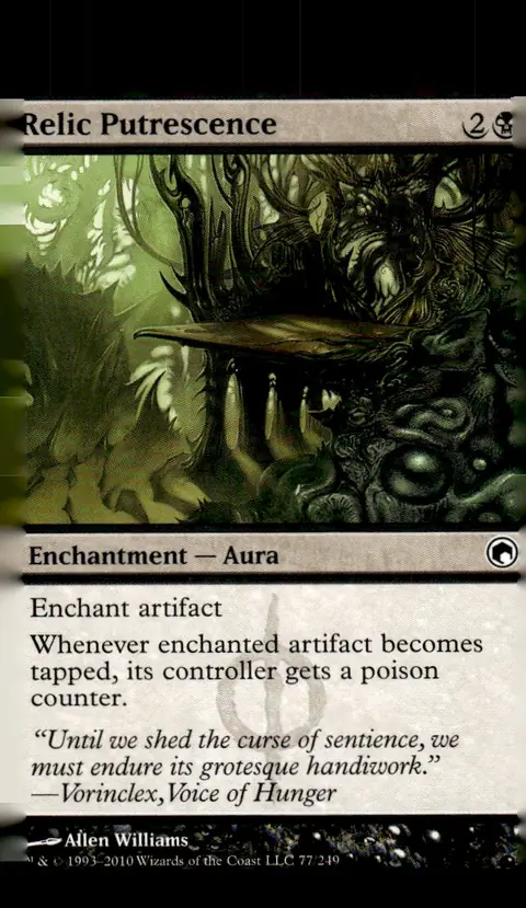 2010 Scars of Mirrodin (SOM) #77/249 Relic Putrescence