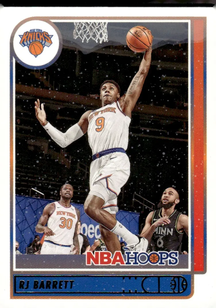 2021-22 NBA Hoops #137 RJ Barrett (front)