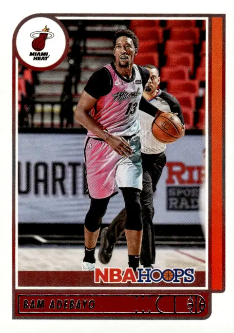 2021-22 NBA Hoops #20 Bam Adebayo