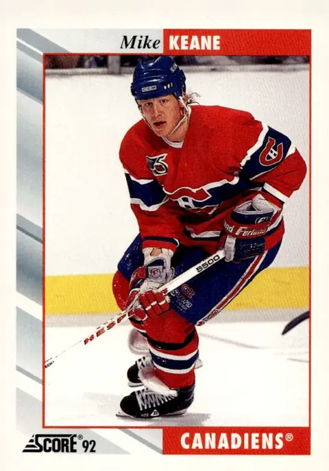 1992-93 Score (U.S.) #179 Mike Keane