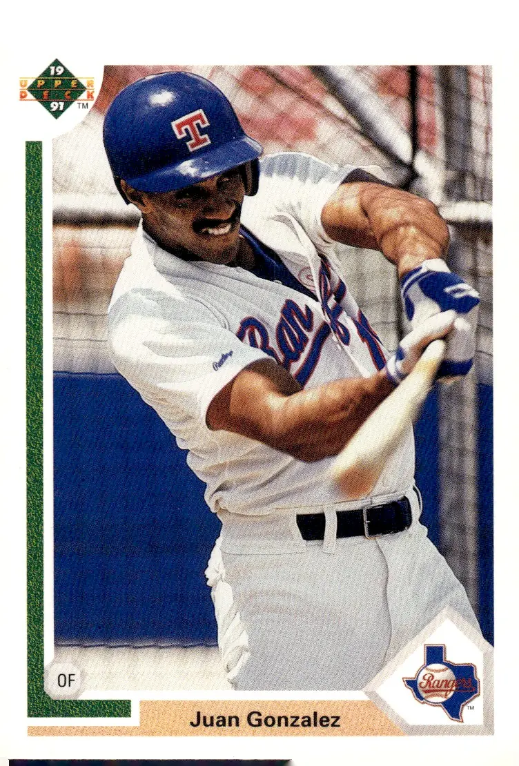 1991 Upper Deck #646 Juan Gonzalez (front)