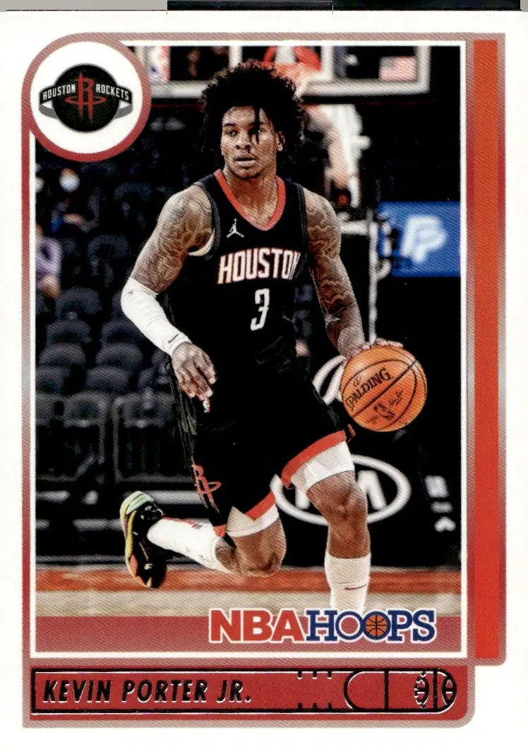2021-22 NBA Hoops #154 Kevin Porter Jr. (front)