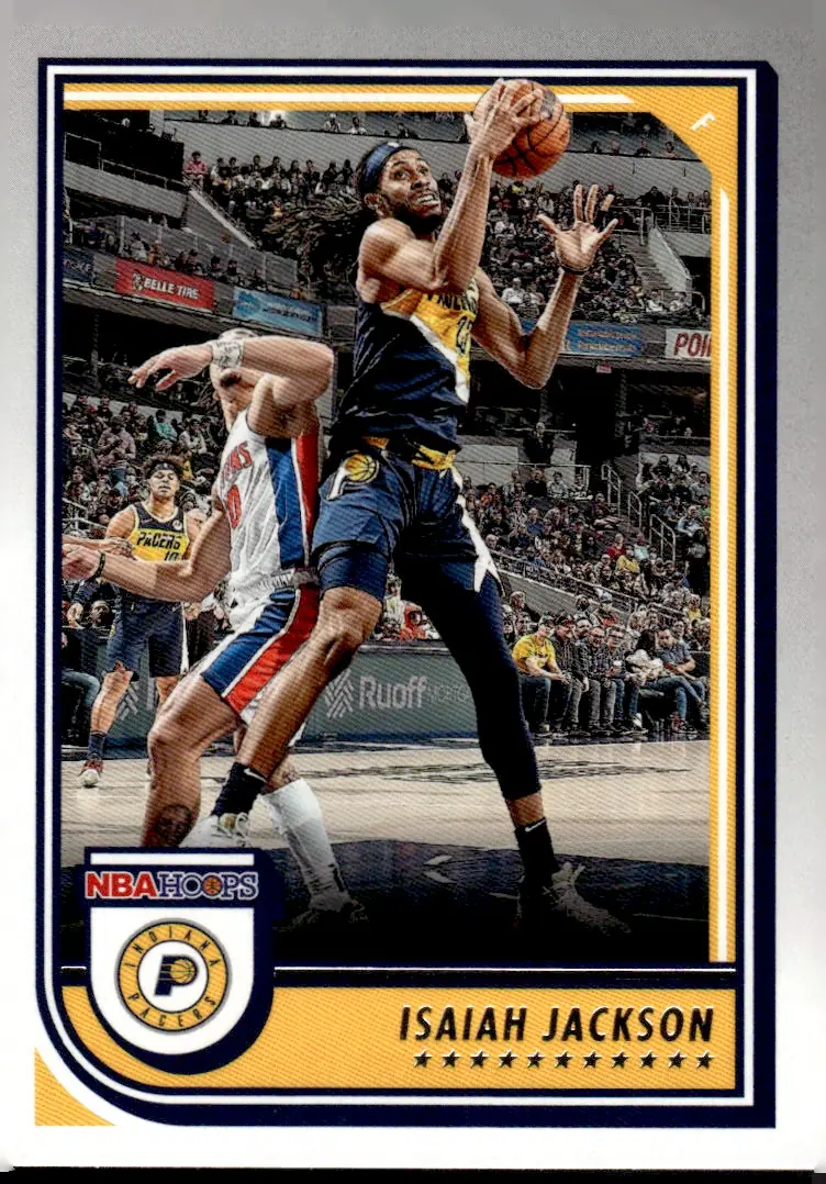 2022-23 NBA Hoops #58 Isaiah Jackson (front)