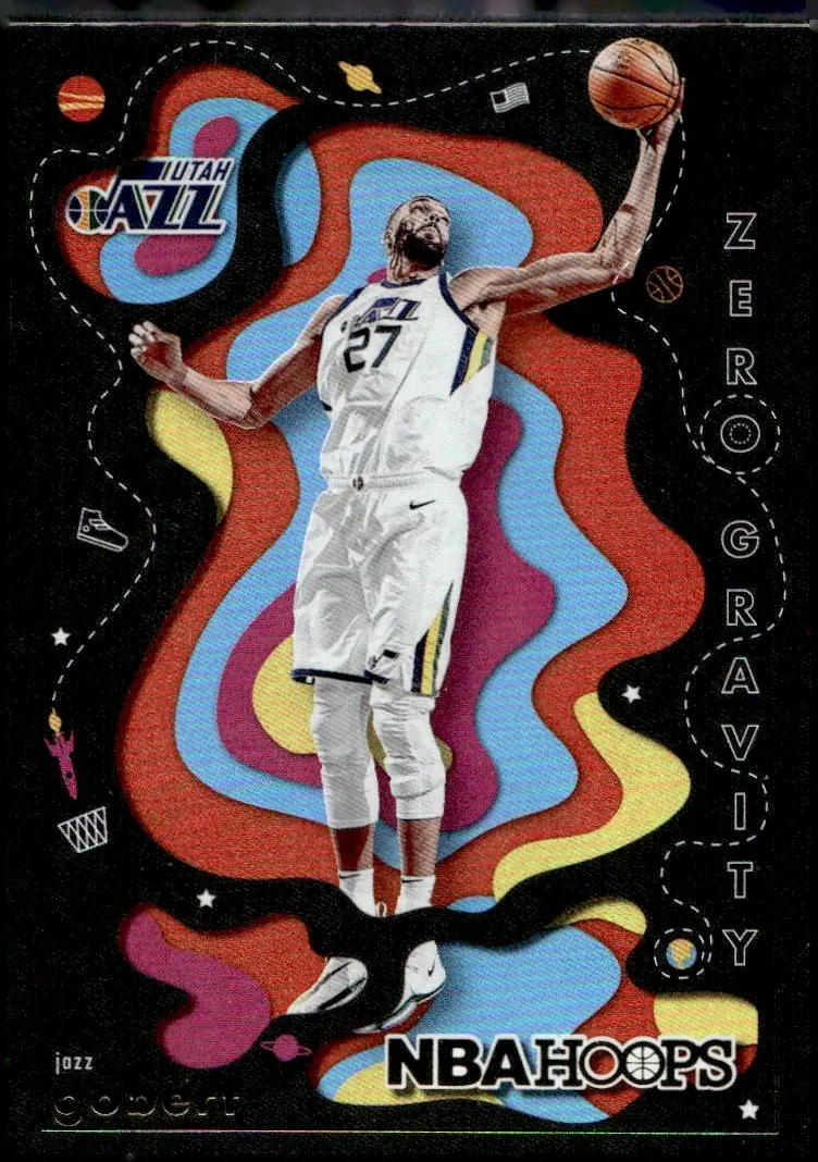 2021-22 NBA Hoops #10 Rudy Gobert (front)