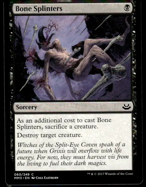 2017 Modern Masters 2017 Edition (MM3) #060/249 Bone Splinters – Foil