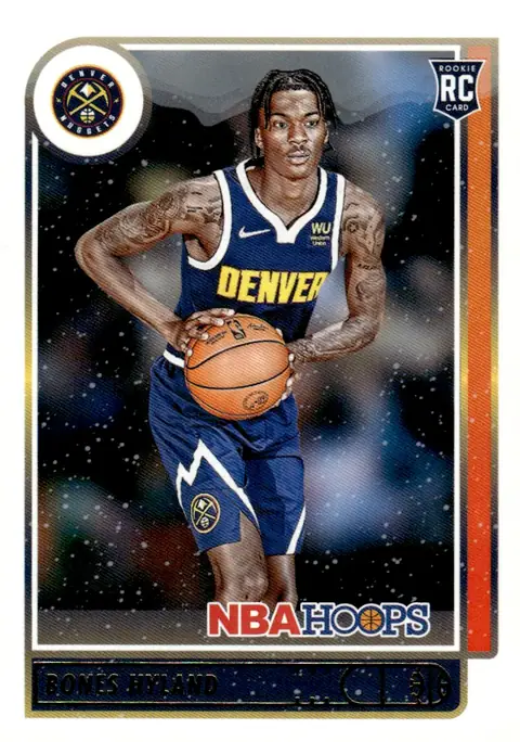 2021-22 NBA Hoops #224 Bones Hyland
