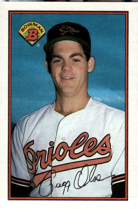 1989 Bowman #6 Gregg Olson
