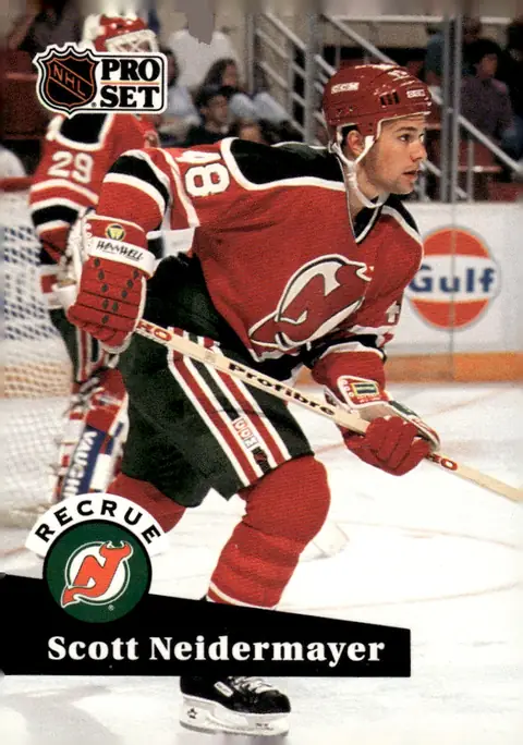 1991-92 Pro Set (Series 2) - French Edition #547 Scott Niedermayer – French/bilingual