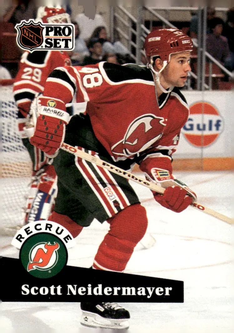 1991-92 Pro Set (Series 2) - French Edition #547 Scott Niedermayer – French/bilingual (front)