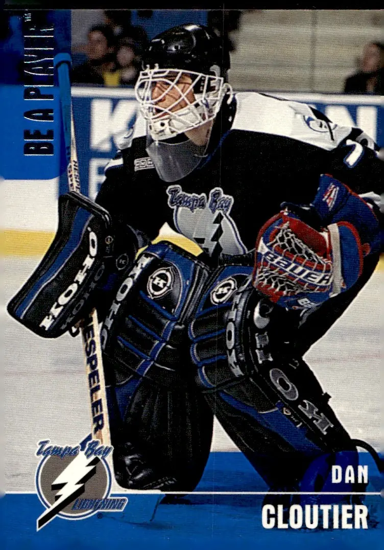 1999-00 Be A Player Memorabilia #90 Dan Cloutier (front)