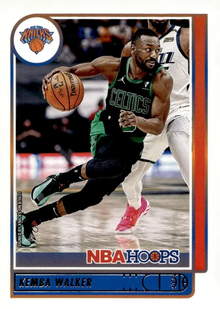 2021-22 NBA Hoops #29 Kemba Walker (front)