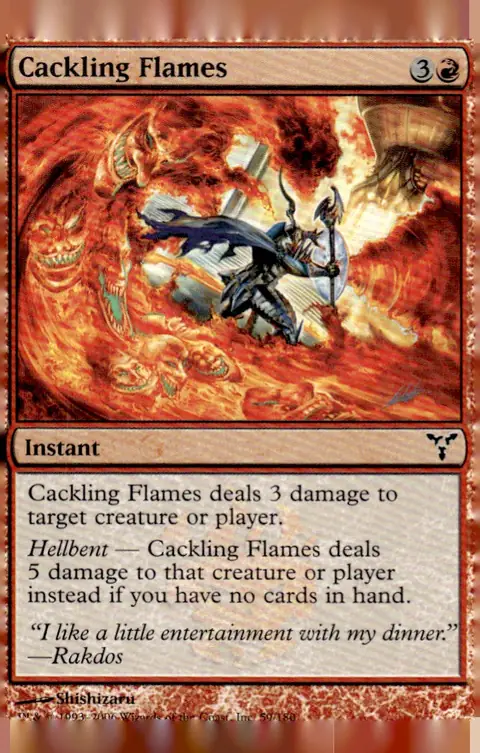2006 Magic: The Gathering - Dissension (DIS) #59/180 Cackling Flames