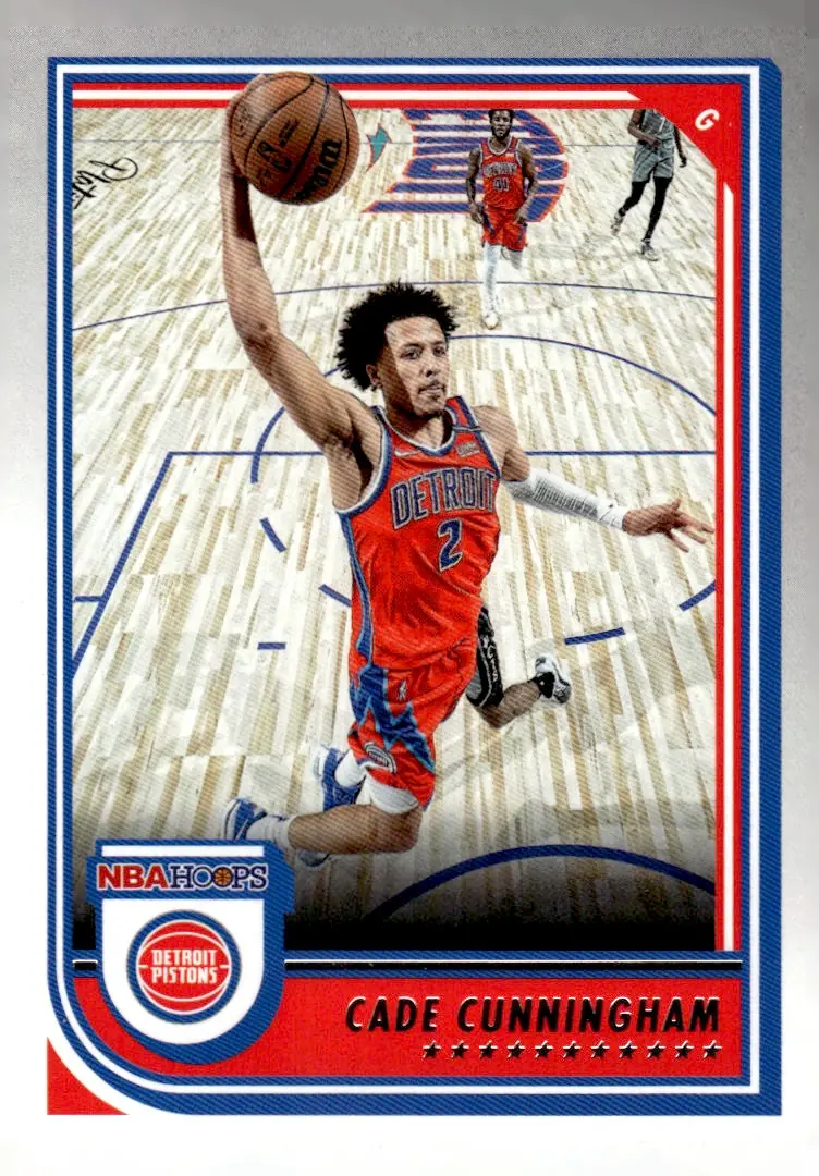 2022-23 NBA Hoops #59 Cade Cunningham (front)