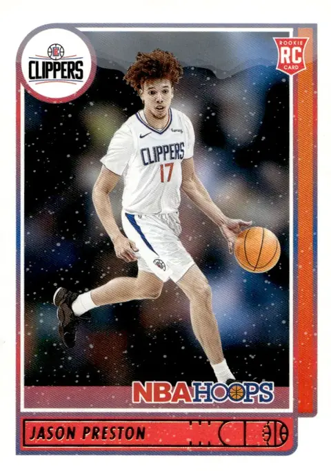 2021-22 NBA Hoops #242 Jason Preston – Winter