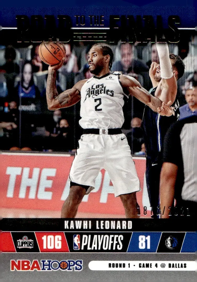 2021-22 NBA Hoops #30 Kawhi Leonard – First Round /2021 (front)
