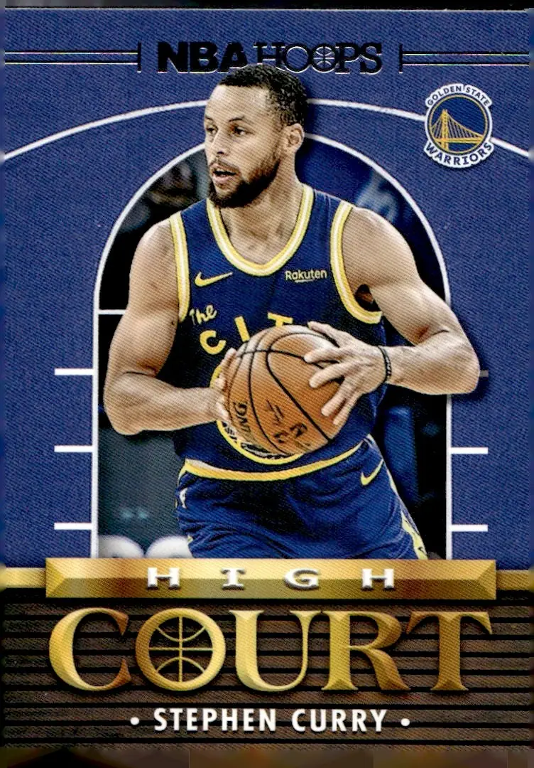 2021-22 NBA Hoops #1 Stephen Curry (front)