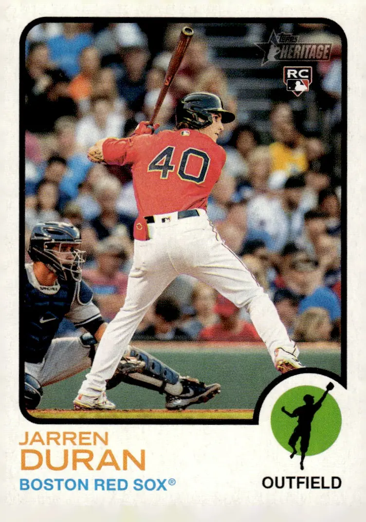 2022 Topps Heritage #211 Jarren Duran (front)