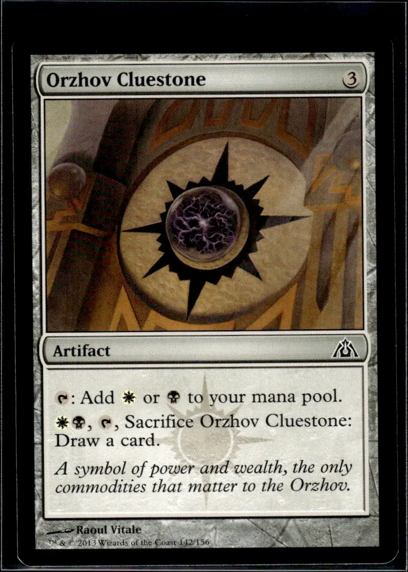 2013 Dragon's Maze #142/156 Orzhov Cluestone (front)