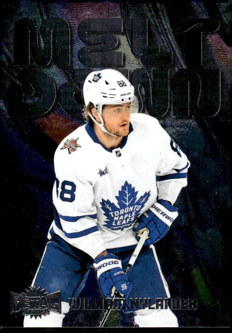 2023-24 SkyBox Metal Universe #M2 William Nylander (front)