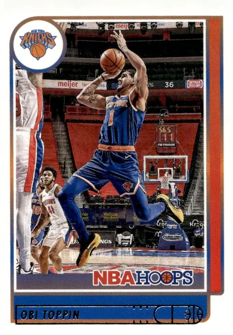 2021-22 NBA Hoops #177 Obi Toppin