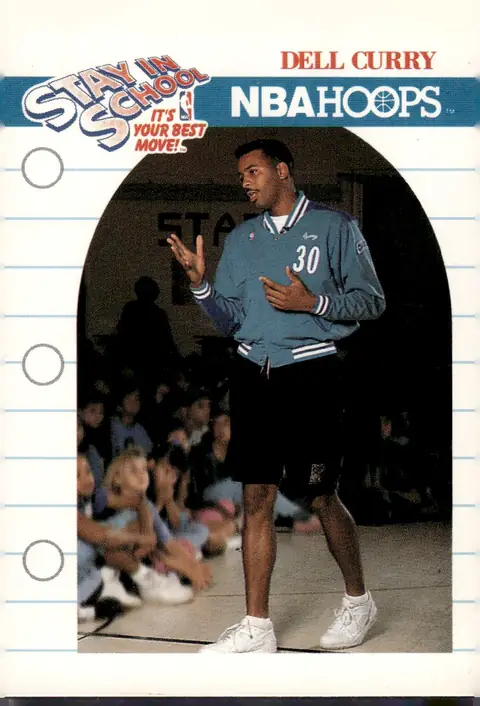 1990-91 NBA Hoops #387 Dell Curry