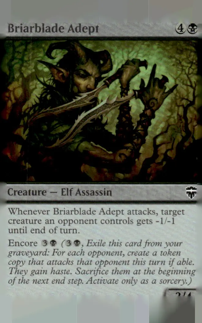 2020 Commander Legends (CMR) #111 Briarblade Adept (front)